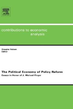 portada the political economy of policy reform: essays in honor of j. michael finger (en Inglés)