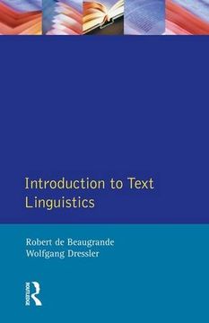 portada Introduction to Text Linguistics (in English)