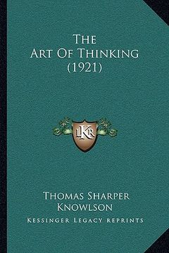 portada the art of thinking (1921)