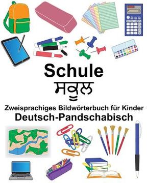 portada Deutsch-Pandschabisch Schule Zweisprachiges Bildwörterbuch für Kinder (en Alemán)