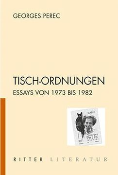 portada Tisch-Ordnungen: Essays von 1973 bis 1982 (en Alemán)