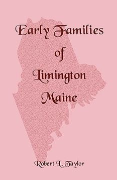 portada early families of limington maine (en Inglés)