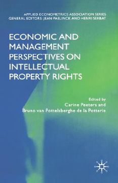 portada economic and management perspectives on intellectual property rights (en Inglés)