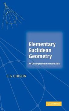 portada Elementary Euclidean Geometry Hardback: An Introduction (in English)