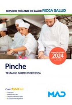 portada Pinche del Servicio Riojano de Salud. Temario Parte Específica (in Spanish)