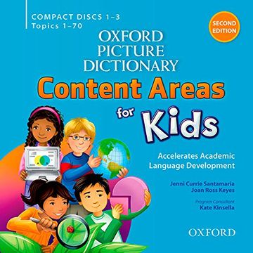 portada Oxford Picture Dictionary Content Areas for Kids: Oxford Picture Dictionary: Kids cd 2nd Edition (Diccionario Oxford Picture for Kids) () (en Inglés)