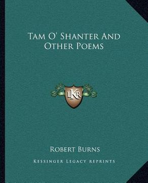 portada tam o' shanter and other poems (en Inglés)