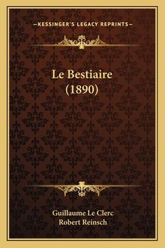 portada Le Bestiaire (1890) (en Alemán)