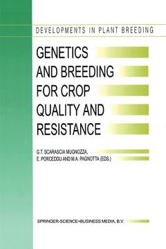 portada Genetics and Breeding for Crop Quality and Resistance: Proceedings of the XV Eucarpia Congress, Viterbo, Italy, September 20-25, 1998