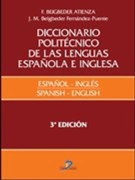 portada Diccionario Politecnico Lengua Española e Ingles (t. 1) (3ª Ed. ) (in Spanish)