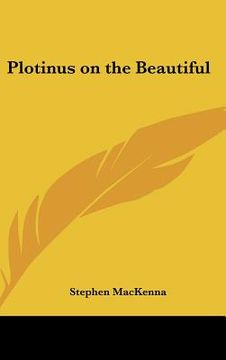 portada plotinus on the beautiful (en Inglés)