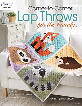portada Corner-to-Corner Lap Throws for the Family (Annies Crochet) (en Inglés)