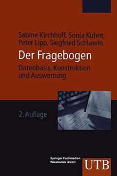 portada Fragebogen: Datenbasis. Konstruktion. Auswertung (en Alemán)