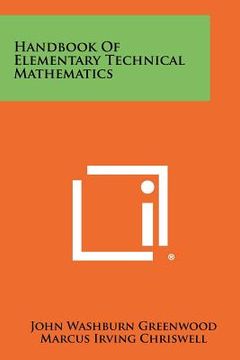 portada handbook of elementary technical mathematics (en Inglés)