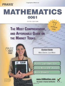 portada Praxis ii Mathematics 0061 Teacher Certification Study Guide Test Prep 