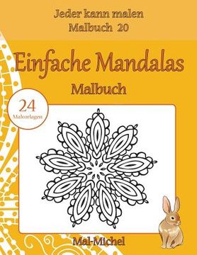 portada Einfache Mandalas Malbuch: 24 Malvorlagen (en Alemán)