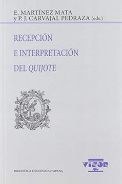 portada Recepción e Interpretación del Quijote