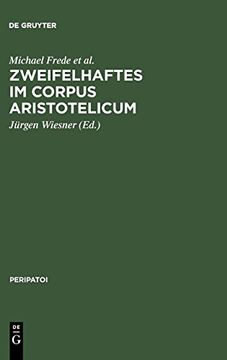 portada Zweifelhaftes im Corpus Aristotelicum (en Alemán)