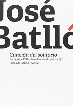 portada Canción del solitario [Próxima aparición] (in Spanish)