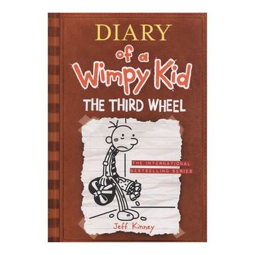 portada Diary of a Wimpy kid 7: The Third Wheel (libro en Inglés)