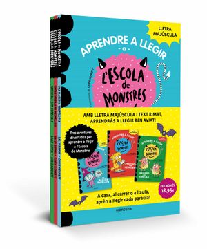 portada Pack Escola de Monstres (Una mascota trapellota, Empastifada amb melmelada, Tan iguals com especials) - Rippin, sally/cot, julia - Libro Físico (en Catalá)