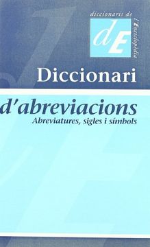 portada Diccionari D'abreviacions: Abreviatures, Sigles i Símbols (Diccionaris Complementaris) (en Catalá)