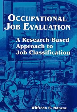 portada occupational job evaluation: a research-based approach to job classification (en Inglés)