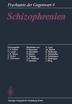 portada Schizophrenien (en Alemán)