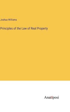 portada Principles of the Law of Real Property (in English)