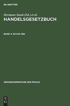 portada §§ 343-382 (Groakommentare der Praxis) (in German)