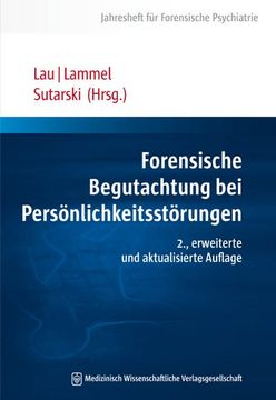 portada Forensische Begutachtung bei Persönlichkeitsstörungen (en Alemán)