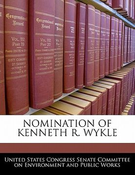 portada nomination of kenneth r. wykle (en Inglés)
