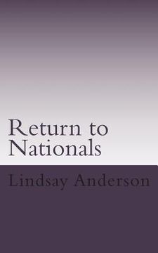 portada Return to Nationals: A Lyndsey Kelley Novel (in English)