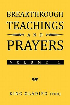 portada breakthrough teachings and prayers