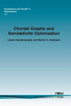 portada Chordal Graphs and Semidefinite Optimization