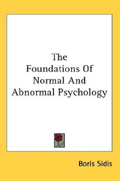 portada the foundations of normal and abnormal psychology