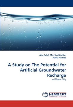 portada a study on the potential for artificial groundwater recharge (en Inglés)