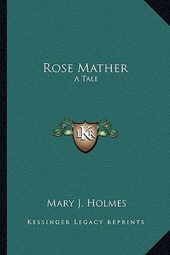 portada rose mather: a tale (in English)