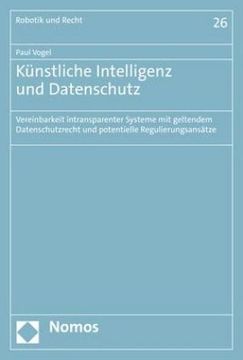 portada Künstliche Intelligenz und Datenschutz (en Alemán)