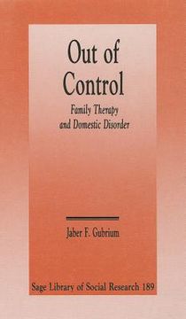 portada out of control: family therapy and domestic disorder (en Inglés)