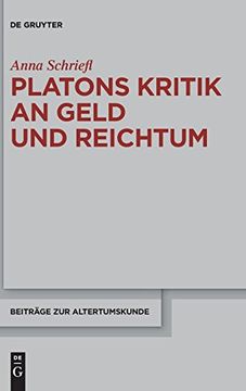 portada Platons Kritik an Geld und Reichtum (in German)