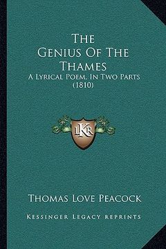 portada the genius of the thames: a lyrical poem, in two parts (1810) (in English)