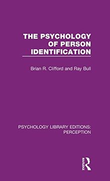 portada The Psychology of Person Identification (Psychology Library Editions: Perception) (in English)