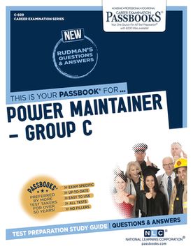 portada Power Maintainer -Group C (C-609): Passbooks Study Guide Volume 609 (en Inglés)