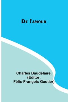 portada De l'amour (in French)