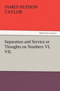 portada separation and service or thoughts on numbers vi, vii. (in English)
