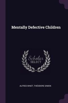 portada Mentally Defective Children (en Inglés)