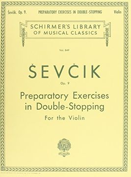 portada preparatory exercises in double-stopping, op. 9: violin method
