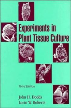 portada Experiments in Plant Tissue Culture 3rd Edition Paperback (in English)