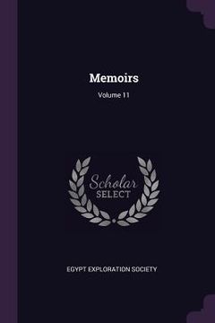 portada Memoirs; Volume 11
